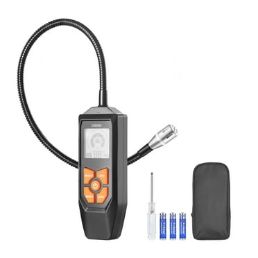 KFFKFF Gas Leak Detector, Detects 50-10,000 PPM, Flexible 18.5" Gooseneck, Audible & Visual Alerts for Propane, Methane, Butane in Homes, RVs, HVAC