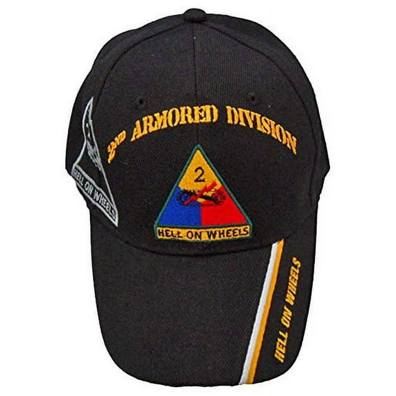 Buy Caps and Hats 2nd Armored Division Army Cap Hell On Wheels Baseball Hat Second