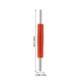thumbnail image 4 of OUNONA 6 Pcs Outil de Retrait de Noyau de Pneu pour Outils de Réparation de Pneu Automobile Bricolage Utilisateurs Réparation de Vélo Acier Inoxydable Rouge, 4 of 5