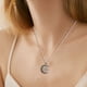 thumbnail image 5 of Collar Colgante de Acero con Nudo En Forma de Media Luna, 5 of 6