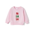 thumbnail image 2 of Mommy and Me Matching Sweatshirt Letter Embroidery Long Sleeve Crewneck Pullover for Christmas, 2 of 10