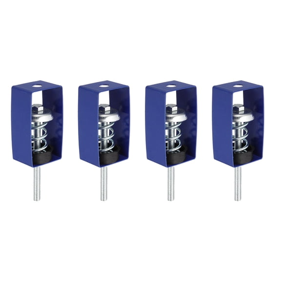 Uxcell Ceiling Spring Vibration Isolator Hangers for A/C Air Processor Blue 3.35 x 1.65 x 1.26 Inch