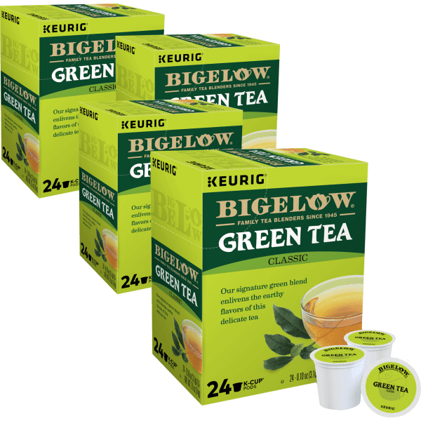 Bigelow® Green Tea SingleServe KCup®, Carton Of 96