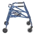thumbnail image 4 of Inspirado en el andador posterior ligero Drive Nimbo 2G Mobility Aid con asiento, pequeño, azul caballero, 4 of 5