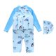 thumbnail image 3 of Odeerbi 6M-2Y Traje de Baño de Verano de Una Pieza Para Entrenamiento Atlético Traje de Baño de Dos Piezas Con Cremallera Para Niños, 3 of 3