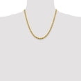 thumbnail image 7 of Diamond2Deal Mother's Day Gift 10K Yellow Gold 4.25mm Semi-Solid Rope Chain Necklace for Women 20", 7 of 7