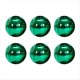 thumbnail image 1 of 6 Bolas de Navidad de 8 cm, Luces Decorativas para Árbol de Navidad, Colgantes para Ventana, Techo, Compras, Color Verde, 1 of 5