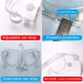 thumbnail image 3 of 2 Pcs Safety Goggles Clear Anti Fog Lens Protective Eyewear Lab Safety Splash-proof Fit Over Glasses For Adult Work, 3 of 5