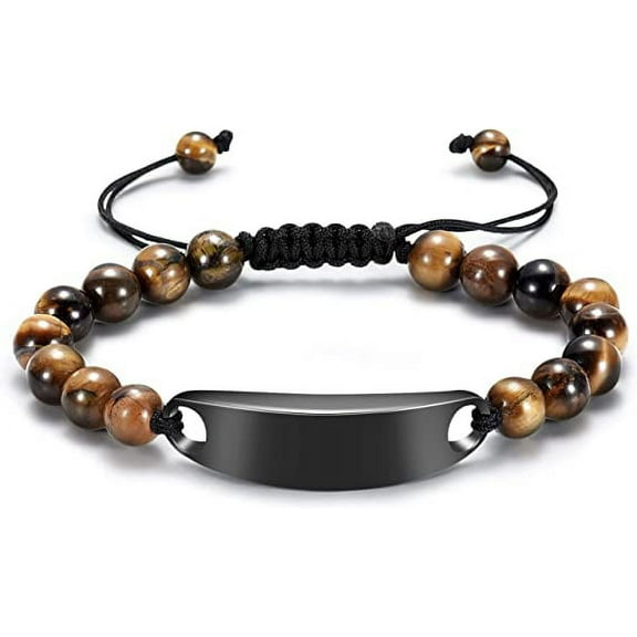 Cuff Lava Rock Adjustable Urn Bangle Cremation Urn Bracelet for Ashes Memorial Urn Keepsake Human Pet Ash Holder for Women Men