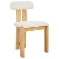 thumbnail image 5 of Safavieh Cayde Modern Wood Dining Side Chairs, Cream / Light Blonde, 5 of 8