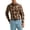 Cacao Nibs, variant on ® Men's and Big Men's Regular Fit Long Sleeve Western Shirt, Sizes S-5XL
