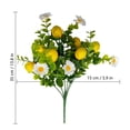 thumbnail image 3 of StlyGar 1 Pcs Lemon Centerpiece for Tables 7.75 Inch Artificial Lemon Kitchen Decorations Mini Fake Potted Plant Spring Summer Decor for Indoor Outdoor Living Room Home, 3 of 7