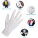 thumbnail image 4 of Guantes de algodón blanco, 14 pares de guantes de algodón, guantes de protección para el cuidado, guantes de tela blanca, guantes de trabajo cómodos y transpirables para el cuidado de la piel, examen de joyas, trabajo diario, 4 of 7