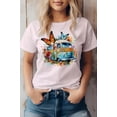 thumbnail image 3 of Retro Van Vintage Butterfly Graphic T-Shirt, 3 of 4