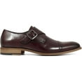 thumbnail image 6 of Stacy Adams Desmond Shoes Cap Toe Monk Strap Burgundy 25162-601, 6 of 7