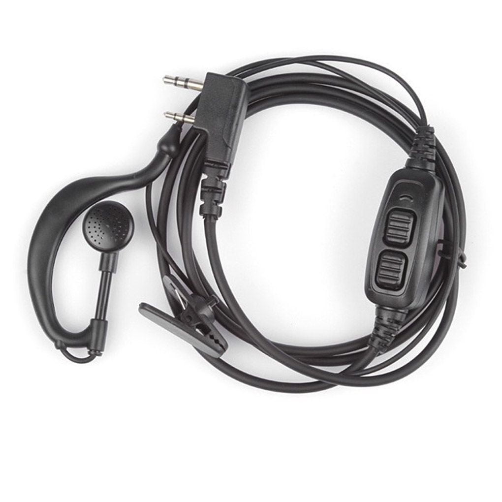 Dual Ptt Headset Earpiece With Mic For Baofeng Uv 82 Uv82l Uv 89 2 Way Radio Workhe Walmart Canada