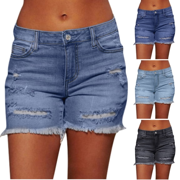 ibuvkizy Womens Shorts Clearance,Casual Summer Shorts for Women, New Women Short Female Pockets Wash Shorts,Comfy Short Pants Drawstring Elastic Waist Pocketed Shorts