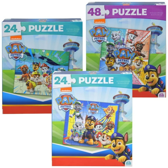 3 PCS Paw Patrol Movie Premier Puzzle- ASSORTED
