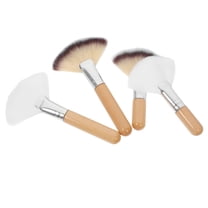 Uonlytech 6Pack Face Makeup Brushes Fluffy Fan Brushes Esthetician Assorted Color