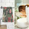 thumbnail image 7 of Yayeee 100% Cotton Hand Towels for Bathroom 16" x 28" Soft Absorbent Kitchen Towel, Black Christmas Holly, 7 of 7