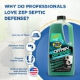 thumbnail image 5 of Zep Drain Defense - 64 oz. (Case of 4) ZLDC644 - Clears Drain and Pipe Buildup, 5 of 9