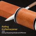 thumbnail image 4 of Rolling Sharpener with Magnetic Base for Effortlessly Sharpening Aligned Angles Wooden Base Revive Your Blades Simply Eco-friendly Kitchenware, 4 of 7