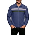 thumbnail image 4 of Men Casual Cardigan Sweaters Full Zipper Closure Long Sleeve Waffle Jackets, 4 of 6