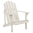 thumbnail image 3 of SAFAVIEH Outdoor Collection Topher Adirondack Chair White, 3 of 10