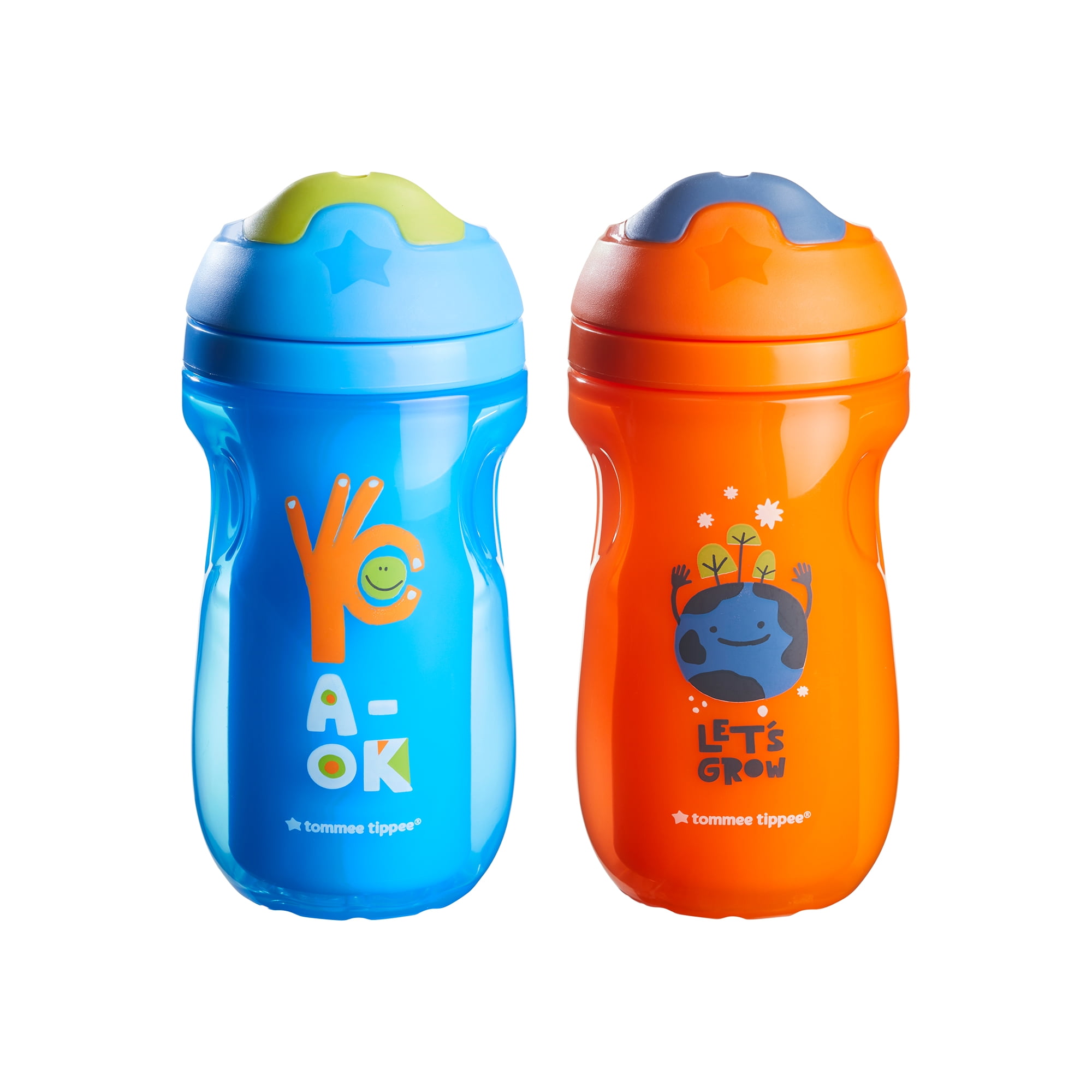 Tommee Tippee Insulated Sippee Cup | 10oz, 9m+, 2 Count | Spill-Proof, BPA Free