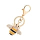 thumbnail image 2 of 1 pieza llavero creativo llavero de abeja de coche colgante de bolso de moda (dorado), 2 of 5