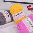 thumbnail image 3 of Milk Cotton Crochet Yarn Anti-Pilling Fine Quality Hand Knitting Thread For Cardigan Scarf Hat Sweater Doll, 3 of 8