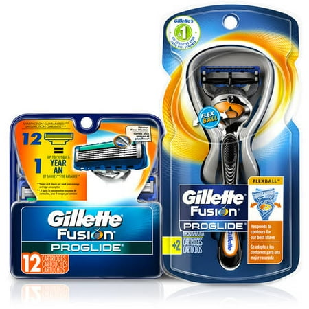 Gillette Fusion ProGlide Mens Razor and 14 Refills Bundle / Gift Pack (Save up to $15)