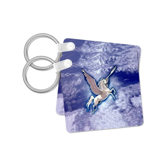 3dRose, Pegasus, set of 2 Key Chains