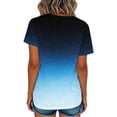 thumbnail image 5 of OHMZYZO Summer Shirts for Men Casual Short Sleeve Crew Neck Gradient T Shirt Graphic Tees Basic Tops, 5 of 9