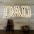 thumbnail image 3 of Torched Dad Beer Cap Holder | Beer Cap Catcher Trap | Wall Mount Display Decor | Multicolor, 3 of 3