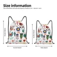 thumbnail image 2 of Fotbe Alpaca Flower Bolsa Mochila con Cordón Estampada, Bolsa de Gimnasio Deportiva, Bolsa Cinch, Bolsa con Cordón para Hombres y Mujeres-Medium, 2 of 6