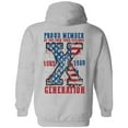 thumbnail image 4 of Gen X Front and Back Print Pullover Hoodie, 4 of 6