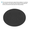thumbnail image 3 of Uxcell 6.3" Dia. Adhesive Non-Slip Backed Felt, 2 Pcs 5mm Thick Round Lamp Base Anti-Slip Mat Anti-Scratch Pad, Black, 3 of 6