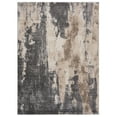 thumbnail image 4 of LUXE WEAVERS Euston Collection Gray-Gray 4x5 Modern Abstract Area Rug, 4 of 4