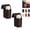 Brown * 2, variant on Leather Car Door Cup Holder, Wide Mouth Window Organizer Car Door Storage Pocket, Anti-Sag Hanging Car Window Water Bottle Holder, Universal Hanging Pouch for Drinks Phone Storage