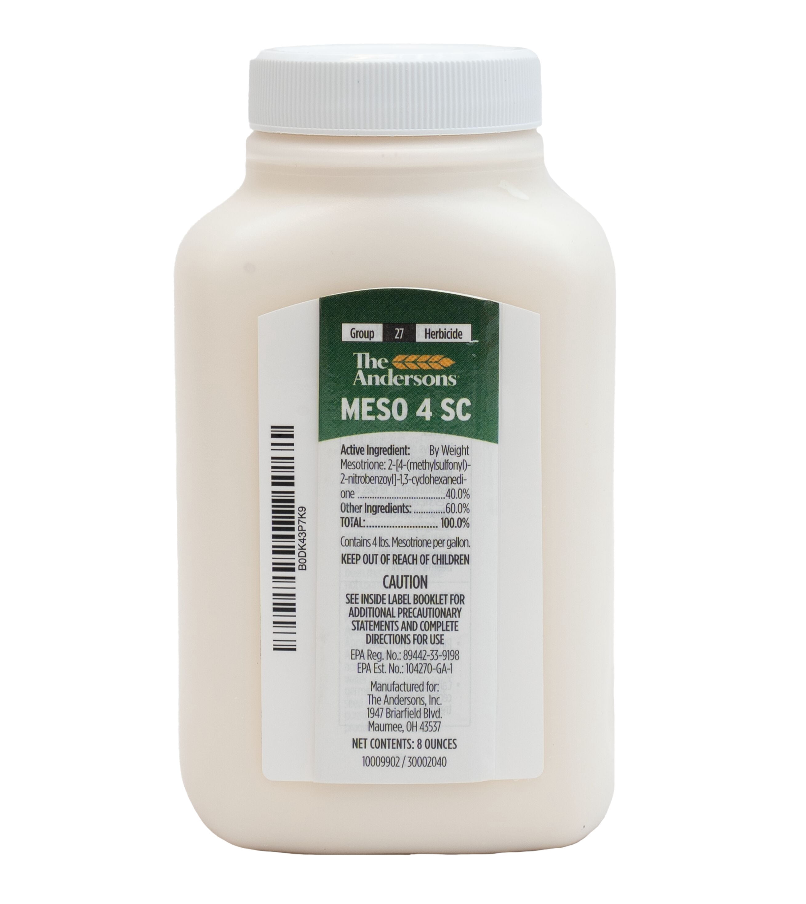 The Andersons Meso 4 SC Mesotrione Pre-Emergent and Post-Emergent Weed Control 8 fl. oz.