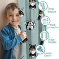 thumbnail image 3 of Blackout Kids Curtains,Black Corgi Childrens Insulated Curtains Set Of 2,Bedroom Essentials,Toddler Room Decor 52x63in(132x160cm), 3 of 4