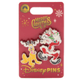 thumbnail image 4 of Disney Parks Goofy and Pluto Festive Pin Set Holiday New With Card, 4 of 5
