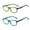 Blue+Green, variant on ALWAYSUV 2 Pack Boys Girls Blue Light Blocking Glasses Square Eyeglasses Frame Anti Blue Ray Computer Game Glasses for Kids/Teens Set4