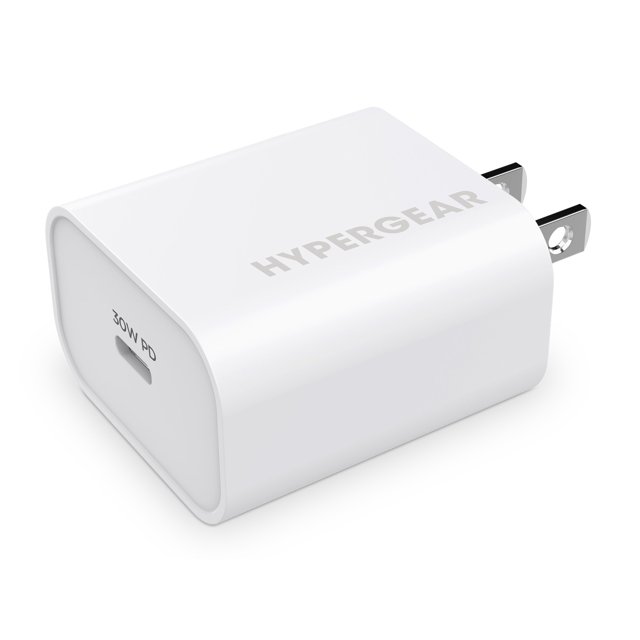 HyperGear Hub Chargeur Mural USB-C PD 30W Blanc compatible avec - Blanc