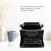 Antique Typewriter Model, Black Portable Typewriter Rust For Home