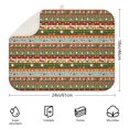 thumbnail image 2 of Colorful Christmas Striped Pattern Dish Drying Mat for Kitchen 1 Pack, Ultra Absorbent Microfiber Dishes Drainer Mats,18x24in(46x61cm), 2 of 4