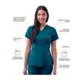 thumbnail image 3 of Adar Pro Scrubs For Women - Tailored Peplum Scrub Top, 3 of 6