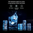 thumbnail image 3 of Bearachild Pub Red Wine Chilling Cooling Stones Bebida Reutilizable Cubos de hielo de acero inoxidable Cumpleaños Bartender Accesorios Type4 NO4, 3 of 6