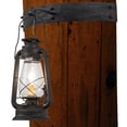 thumbnail image 2 of Meyda 190213 17 in. Miners Lantern Wall Sconce - Black & Clear, 2 of 4